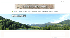 Desktop Screenshot of giteetapedupuymary.fr